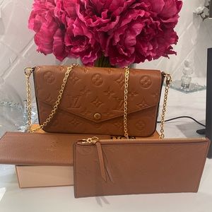 Brand New 100% Authentic Louis Vuitton Empriente Felicie limited color